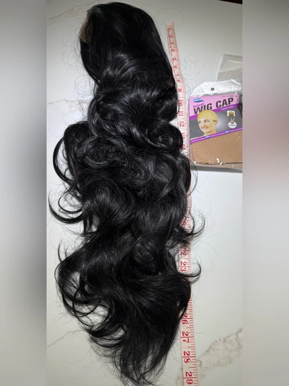 HAIR, 30” Long Layers, Lace Front, Jet Black